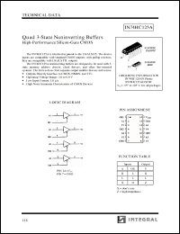 Click here to download IN74HC125 Datasheet