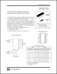 Click here to download IN74HC138 Datasheet