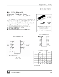 Click here to download IN74HC174AN Datasheet