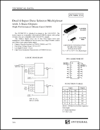 Click here to download IN74HC253 Datasheet