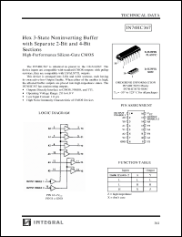 Click here to download IN74HC367N Datasheet