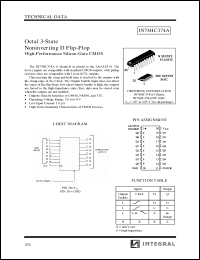 Click here to download IN74HC374AN Datasheet