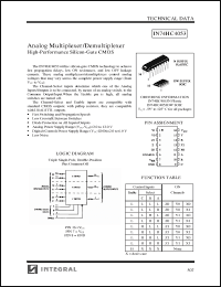 Click here to download IN74HC4053N Datasheet