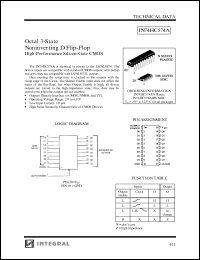 Click here to download IN74HC574AN Datasheet