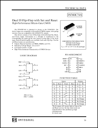 Click here to download IN74HC74 Datasheet