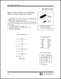 Click here to download IN74HCT126AD Datasheet