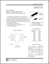 Click here to download IN74HCT374AN Datasheet