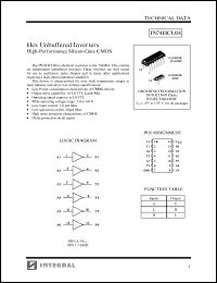 Click here to download IN74HCU04 Datasheet