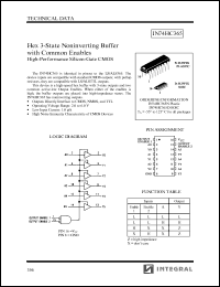 Click here to download IN74HC365 Datasheet