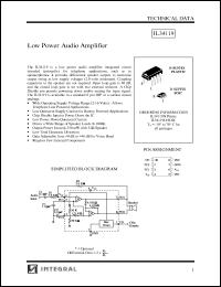 Click here to download IL34119N Datasheet
