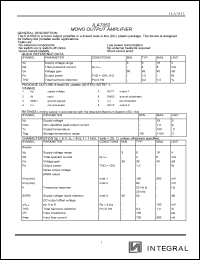 Click here to download ILA7052 Datasheet