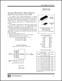 Click here to download IW4051BDW Datasheet