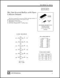 Click here to download IN74LS07 Datasheet