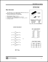 Click here to download IN74LV04 Datasheet