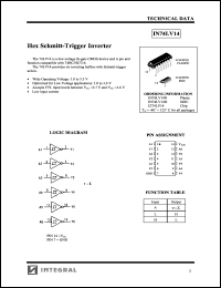 Click here to download IN74LV14 Datasheet