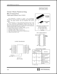 Click here to download IN74AC245 Datasheet