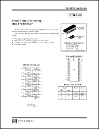 Click here to download IN74LV640D Datasheet
