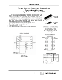 Click here to download IN74HC240A Datasheet