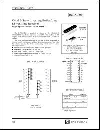 Click here to download IN74AC240 Datasheet