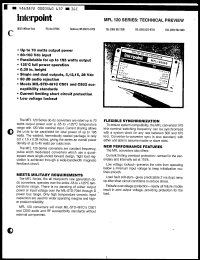 Click here to download MFL12028S Datasheet