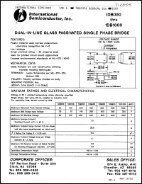 Click here to download 1DB400 Datasheet