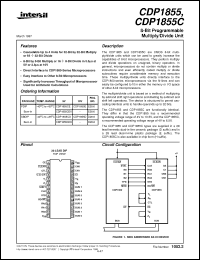 Click here to download CDP1855C Datasheet