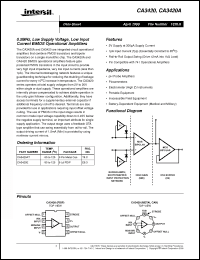 Click here to download CA3420A Datasheet