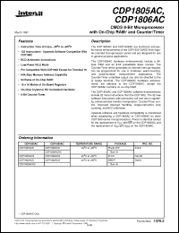 Click here to download CDP1805 Datasheet