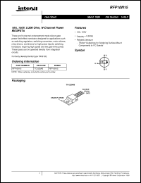 Click here to download RFP10N15 Datasheet