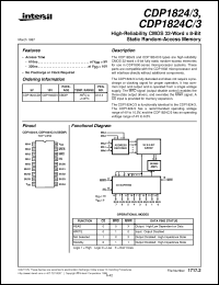 Click here to download CDP1824C/3 Datasheet