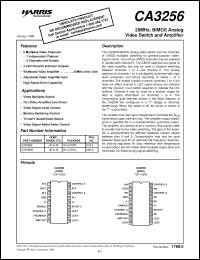 Click here to download CA3256 Datasheet