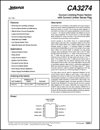 Click here to download CA3274 Datasheet