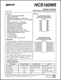 Click here to download HCS160 Datasheet
