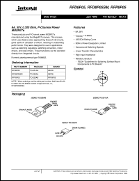Click here to download RFD8P05 Datasheet