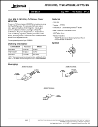 Click here to download RFD15P05 Datasheet