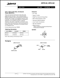 Click here to download IRFU120 Datasheet