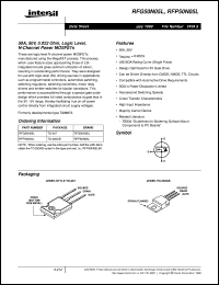 Click here to download RFG50N05 Datasheet