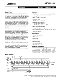 Click here to download HSP43891/883 Datasheet