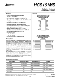 Click here to download HCS161 Datasheet