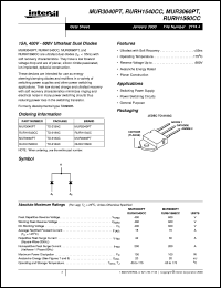 Click here to download MUR3040PT Datasheet
