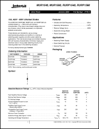 Click here to download RURP1540 Datasheet