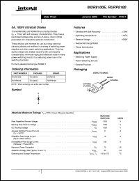 Click here to download MUR8100E Datasheet