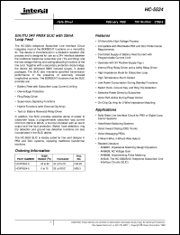 Click here to download HC-5524 Datasheet