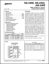 Click here to download HA-2400 Datasheet