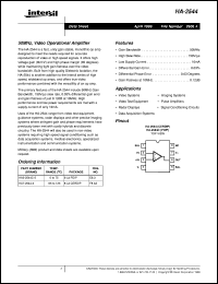 Click here to download HA-2544 Datasheet