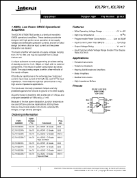Click here to download ICL7611 Datasheet
