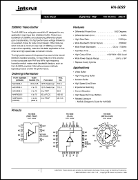 Click here to download HA-5033 Datasheet