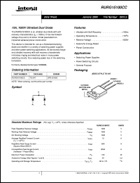 Click here to download RURG15100 Datasheet