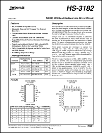 Click here to download HS-3182 Datasheet