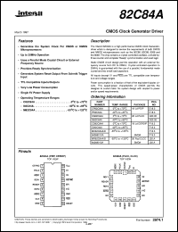 Click here to download 82C84 Datasheet